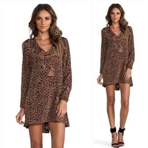 Lovers + Friends Leopard‎ Print Gracie Mini Dress